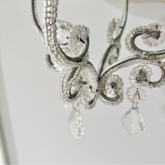 Hanging Chandelier Jewel Beaded Ceiling Pendant Light Shade - Picture 6 of 16